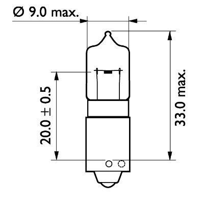 Автолампа Philips H21W 24V 21W BAY9S / TRUCK STANDARD / КРАТН. X10 24356CP фото товару