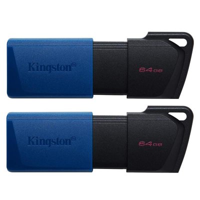Флеш-накопичувач USB3.2 64GB Kingston DataTraveler Exodia M Black/Blue (DTXM/64GB-2P) DTXM/64GB-2P фото