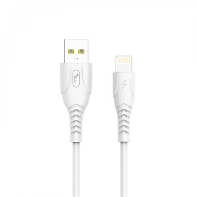 Кабель SkyDolphin S08L USB - Lightning (M/M), 1 м, White (USB-000560) USB-000560 фото