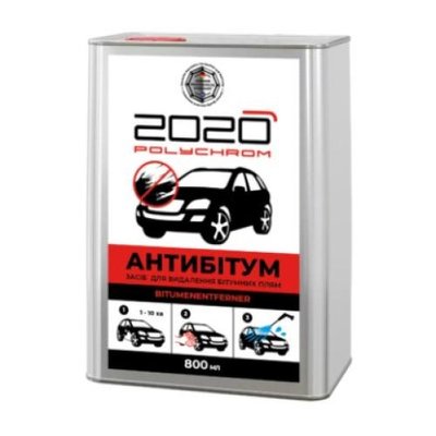 Polychrom 2020 Засіб для видалення бітумних плям "АНТИБІТУМ", 0.8л. (6636) 6636 фото
