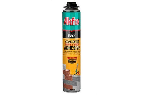 Клей-піна професійна для газоблоків і бетона 962 900г Akfix FA962 фото товару