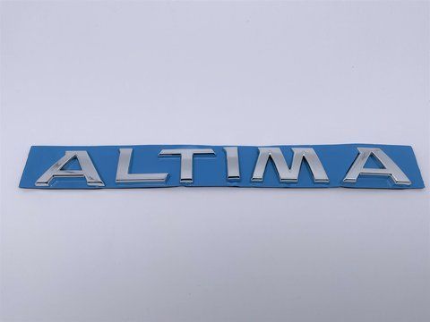 Емблема-шильдик логотип напис Altima на кришку багажника Nissan (Нісан) 185*21мм (Хром) (848959HS5B) nis025 фото товару