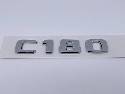 Емблема напис C180 кришки багажника Mercedes-Benz (Мерседес) meb042 фото товару