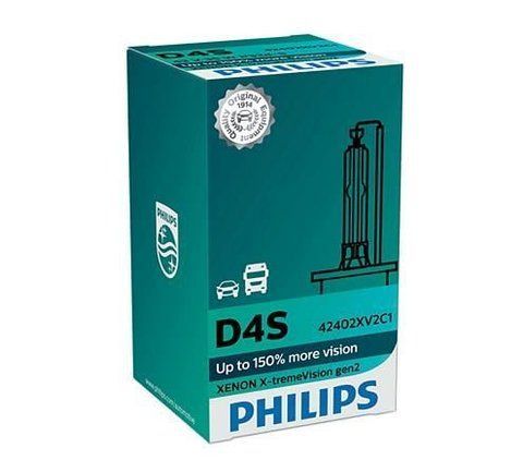 Автолампа ксенонова D4S 42V 35W 4300К P32D-5 X-TREME VISION GEN2 - НА 150% ЗБІЛЬШЕНИЙ СВІТЛОВИЙ ПОТІК 42402XV2C1 фото товара