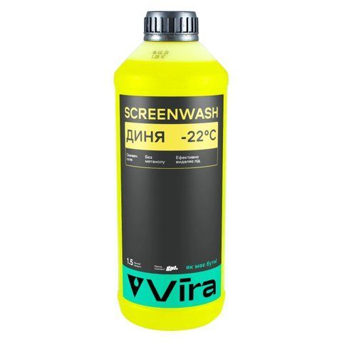 Омивач скла зимовий VIRA -22 &deg;С "Диня" 1,5 л (VI0500) VI0500 фото товару
