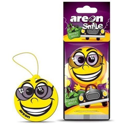 Освежитель воздуха AREON сухой листик Smile Dry Beverly Hills (ASD25) ASD25 фото товара