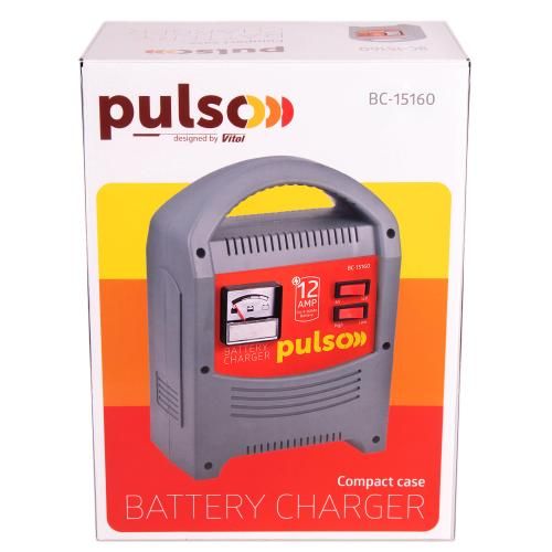 Зарядний пристрій PULSO BC-15160 6&12V/12A/9-160AHR/стрілковий індикатор (BC-15160) BC-15160 фото