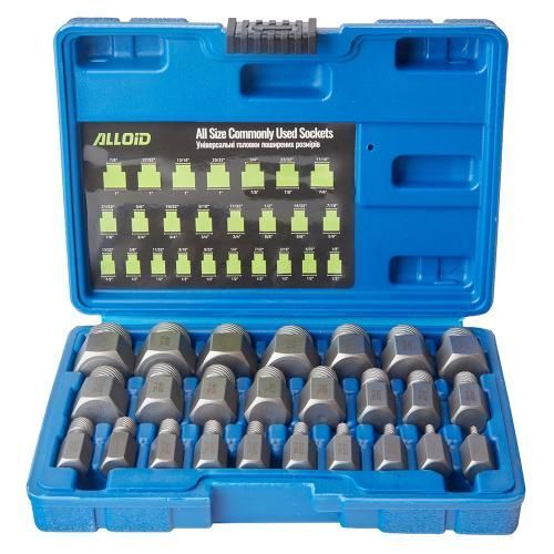 Alloid. Набор экстакторов для извлечения поломанных болтов. 25 пр. NE-2502 фото товара