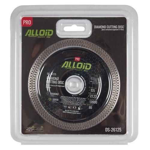 Alloid Pro. Диск алмазний відрізний X-Wave 125мм DS-26125 фото товару