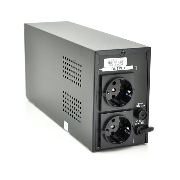 ДБЖ Ritar E-RTM800 (480W) ELF-D, LCD, AVR, 2st, 2xSCHUKO socket, 1x12V9Ah, metal Case. Q4 (370*130*210) 5,8кг (310*85*140) E-RTM800D фото