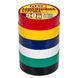 Изолента PULSO PVC 50м ассорти (ІС 50А) ІС 50А фото 1