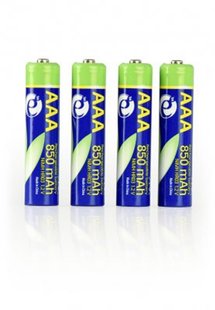 Акумулятор EnerGenie AAA/HR03 Ni-MH 850 mAh BL 4шт EG-BA-AAA8R4-01 фото