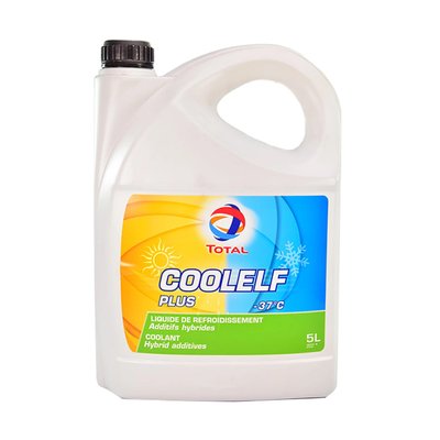 Рідина охолоджуюча TOTAL Coolelf Plus G11 -37 °C зелена 5 л (148598) 821020 фото