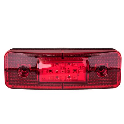 Повторювач габариту (овал) 9 LED 12/24V червоний (TH-930-red) TH-930-red фото