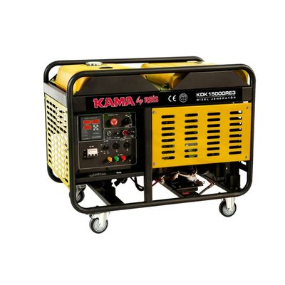 Генератор дизельний KDK15000RE3, трехфазный 230/400V, 50Hz, 15KVA, об'єм 34л KDK15000RE3 фото
