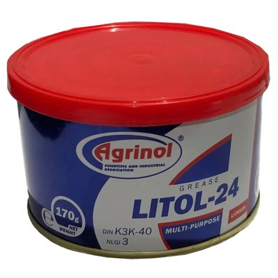 Мастило універсальне AGRINOL Літол-24 пластичне літієве коричневе 0,17 кг 480016 фото