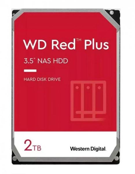 Накопичувач HDD SATA 2.0TB WD Red Plus 5400rpm 256MB (WD20EFPX) WD20EFPX фото