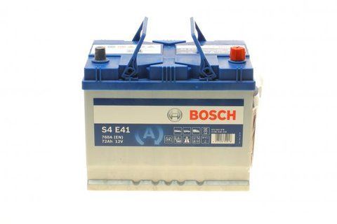 Акумулятор 72Ah-12v BOSCH EFB (S4E41) (261x175x219),R,EN760 Азія 0092S4E410 фото товару