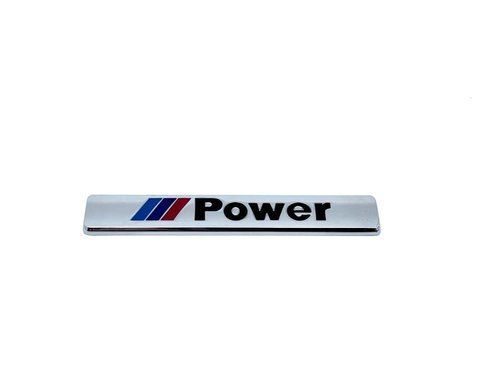 Эмблема шильдик логотип M-power на крышку багажника, крылья BMW M
9.5cm*1.65cm chrome bmw039 фото товара