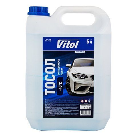 Тосол VITOL 5л VTT-15 фото товару