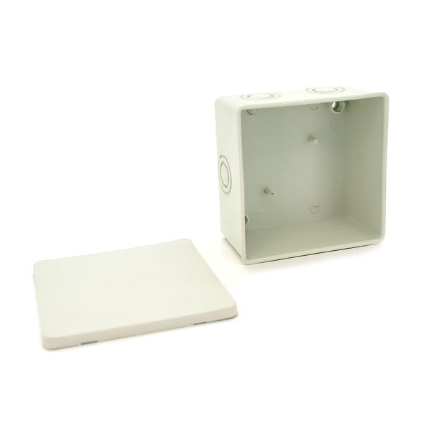 Коробка розподільна зовнішня PIPO P7 95х95х60 мм IP54; пластик; (РР) гладкостенная; біла; Q60 Р7 фото