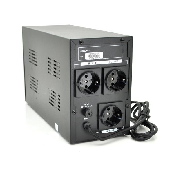 ДБЖ Ritar E-RTM1000 (600W) ELF-D, LCD, AVR, 3st, 3xSCHUKO socket, 2x12V7Ah, metal Case. Q2 (405*195*285) 10 кг (340*120*190) E-RTM1000D фото