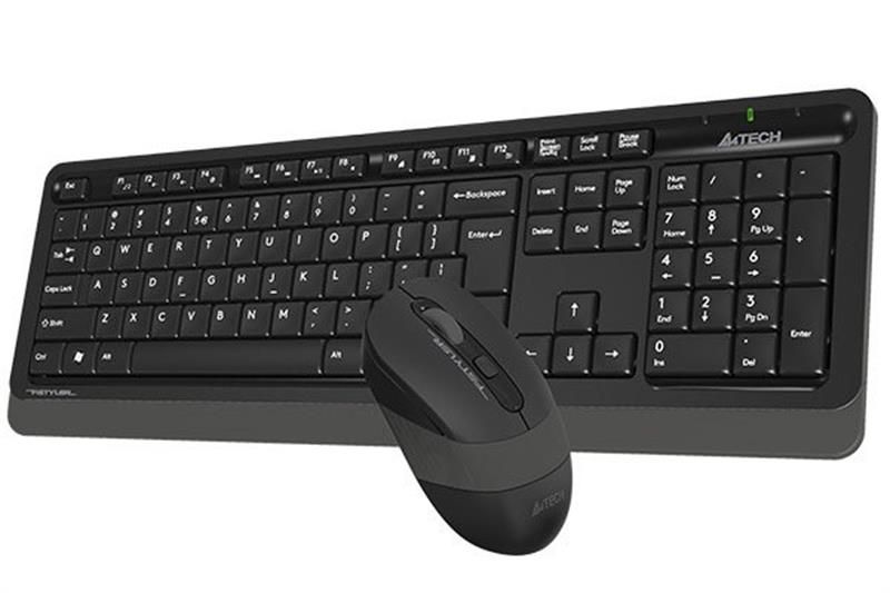 Комплект (клавіатура, мишка) бездротовий A4Tech FG1012S Black/Grey FG1012S (Black) фото