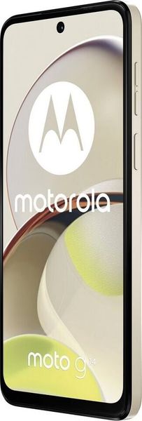 Смартфон Motorola Moto G14 4/128GB Dual Sim Butter Cream (PAYF0028RS) PAYF0028RS фото
