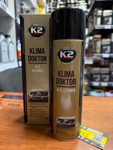 Очищувач для системи кондиціонування K2 Klima Doctor A/C Cleaner аерозоль 500 мл (W100) W1001 фото товару