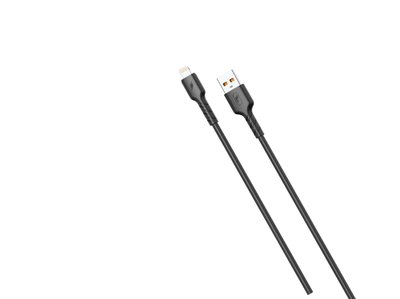 Кабель SkyDolphin S07L TPE High Elastic Line USB - Lightning (M/M), 1 м, Black (USB-000594) USB-000594 фото