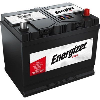 Акумулятор 68Ah-12v Energizer Plus (261х175х220), R,EN550 Азія 568404055 фото товару