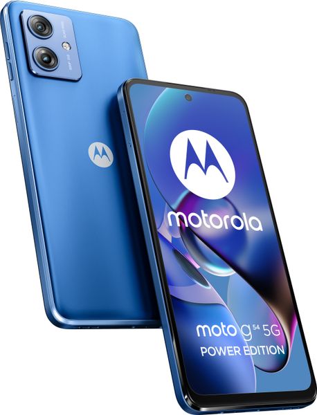 Смартфон Motorola Moto G54 12/256GB Dual Sim Pearl Blue (PB0W0007RS) PB0W0007RS фото