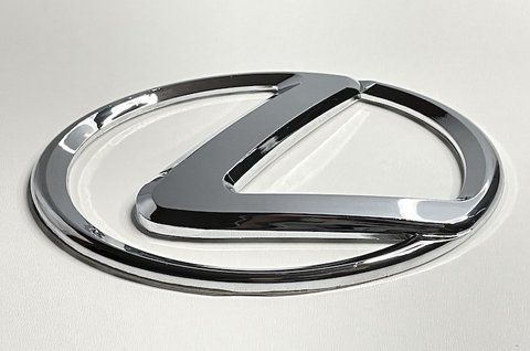 Емблема Lexus 150x105 mm (хром) lex004 фото товару