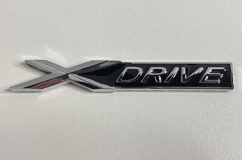 Эмблема боковая надпись Xdrive металлическая на BMW bmw014 фото товара