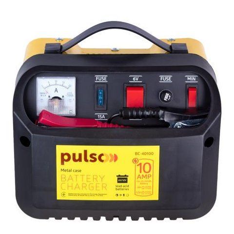 Зарядное устр-во PULSO BC-40100 6&12V/10A/12-200AHR/стрел.индик. (BC-40100) BC-40100 фото товара