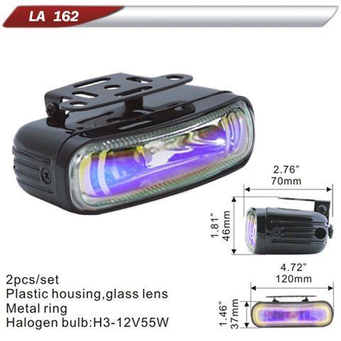 Фара дополнительная DLAA 162-RY/H3-12V-55W/120*37mm (LA 162-RY) LA 162-RY фото товара