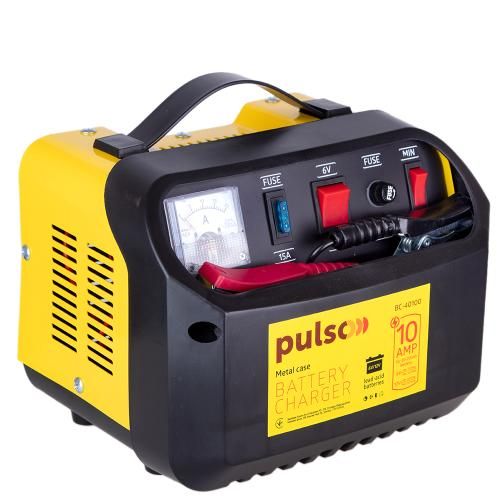 Зарядний пристрій PULSO BC-40100 6&12V/10A/12-200AHR/стрілковий індикатор. (BC-40100) BC-40100 фото