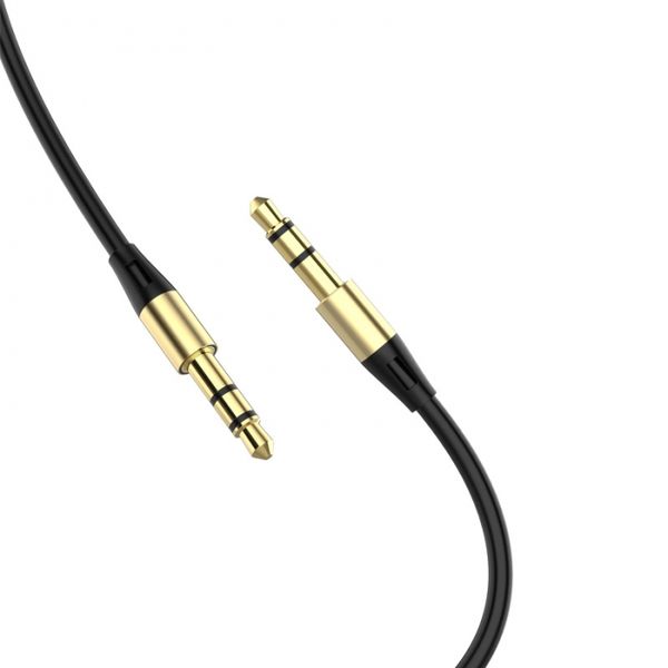 Аудіо-кабель SkyDolphin SR07 3.5 мм - 3.5 мм (M/M), 1 м, Black (AUX-000052) AUX-000052 фото