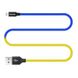 Кабель ColorWay USB - Lightning (M/M), 2.4 А, 1 м, Blue/Yellow (CW-CBUL052-BLY) CW-CBUL052-BLY фото 3