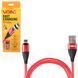 Кабель магнитный VOIN USB - Lightning 3А, 1m, red (быстрая зарядка/передача данных) (VL-6101L RD) VL-6101L RD фото 1