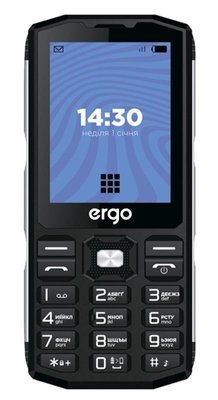 Мобiльний телефон Ergo E282 Dual Sim Black E282 Black фото