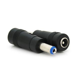 Перехідник DC 5.5x2.1mm (мама) - 5.5х2.1mm (тато) Blue YT-A-5.5x2.1F/5,5х2,1M-B фото