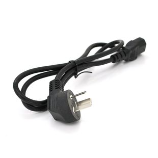 Кабель живлення 1.2m, 0.5mm, PC-184/2 CPCS-C13 3 pin (китайський роз'єм), Black, OEM Q25 PC-184/2 CPCS-C13CCA12 фото