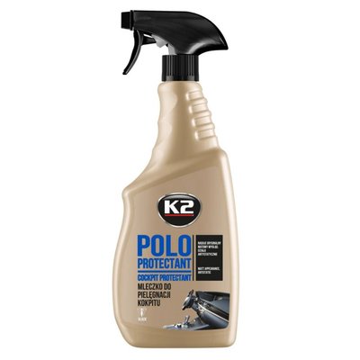 Поліроль для пластику K2 Polo Protectant Black матовий чорний 750 мл (K417BL) K417BL фото