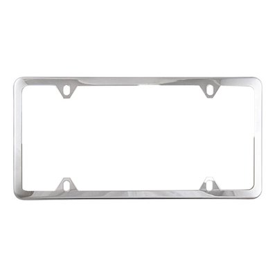 Рамка номера Elegant квадратна нержавіюча сталь срібляста (EL 100 605) EL 100 605 фото