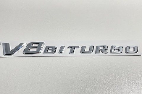 Емблема напис V8biturbo на Mercedes meb003 фото товару