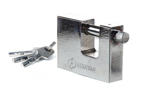 Замок навесной Extra П-образный 77x50x18мм дисковый (финский) ключ AURORA 840046 фото товара