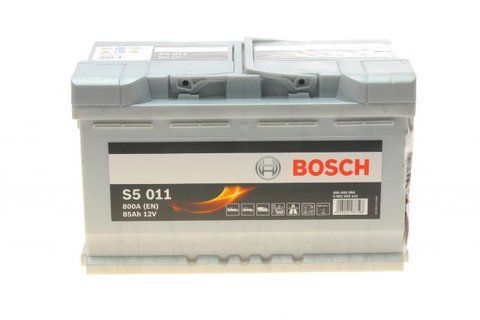 Акумулятор 85Ah-12v BOSCH (S5011) (315x175x190),R,EN800 0092S50110 фото товару