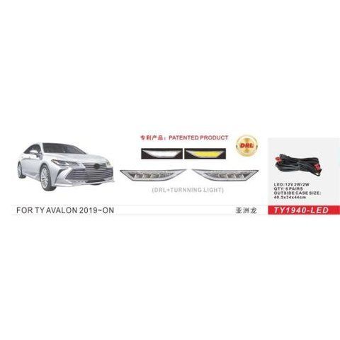 Фари дод. модель Toyota Avalon 2019-/TY-1940L/LED-12V2W/2W/DRL+TURN/ел.проводка (TY-1940-LED) TY-1940-LED фото товару