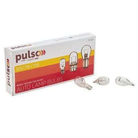 Лампа PULSO/габаритна T15/W2.1x9.5d/W16W 12В/16Вт clear/1 конт (LP-15950) LP-15950 фото товару